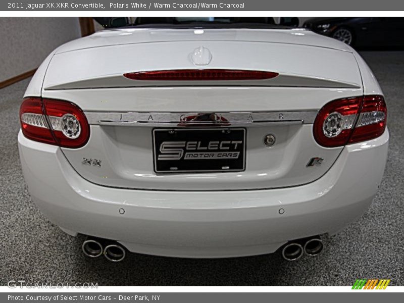 Polaris White / Warm Charcoal/Warm Charcoal 2011 Jaguar XK XKR Convertible