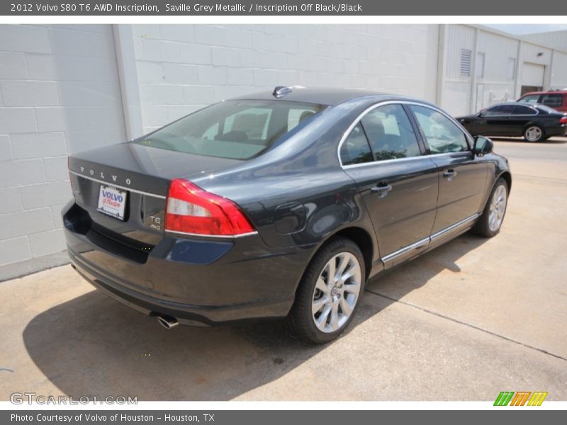 Saville Grey Metallic / Inscription Off Black/Black 2012 Volvo S80 T6 AWD Inscription