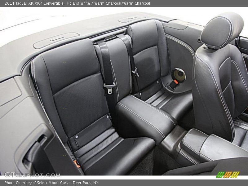 Polaris White / Warm Charcoal/Warm Charcoal 2011 Jaguar XK XKR Convertible