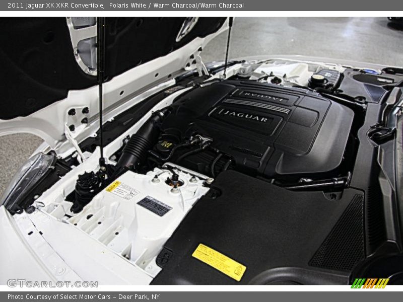 Polaris White / Warm Charcoal/Warm Charcoal 2011 Jaguar XK XKR Convertible