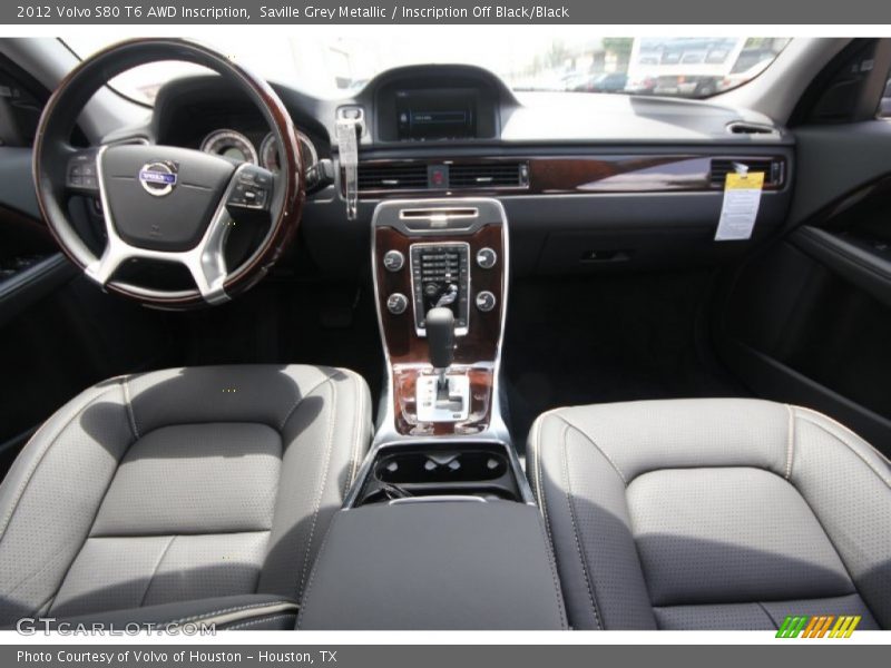 Dashboard of 2012 S80 T6 AWD Inscription