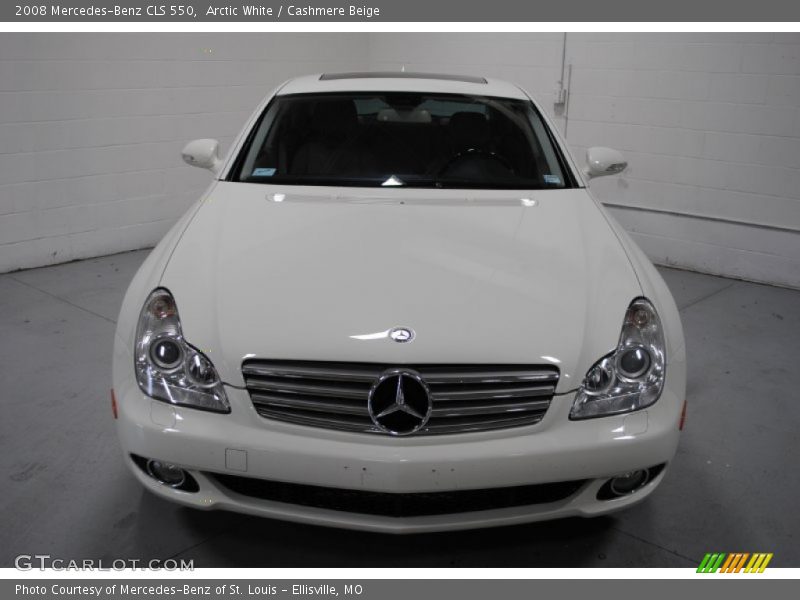 Arctic White / Cashmere Beige 2008 Mercedes-Benz CLS 550