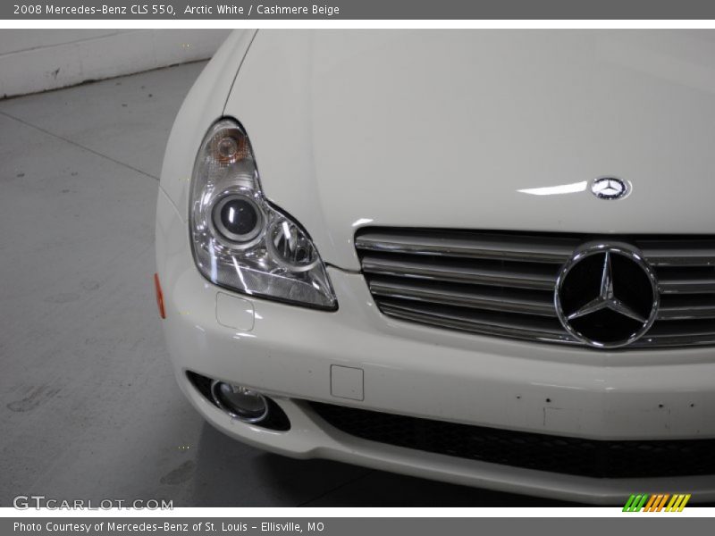 Arctic White / Cashmere Beige 2008 Mercedes-Benz CLS 550