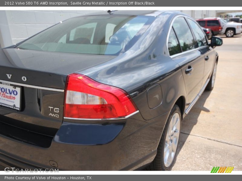 Saville Grey Metallic / Inscription Off Black/Black 2012 Volvo S80 T6 AWD Inscription