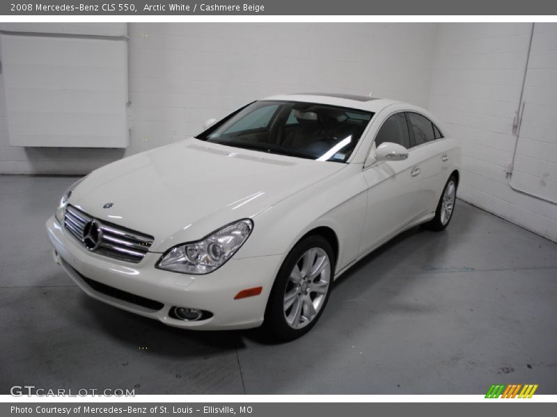 Arctic White / Cashmere Beige 2008 Mercedes-Benz CLS 550
