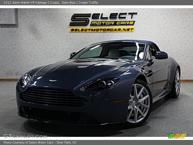 Slate Blue / Cream Truffle 2012 Aston Martin V8 Vantage S Coupe