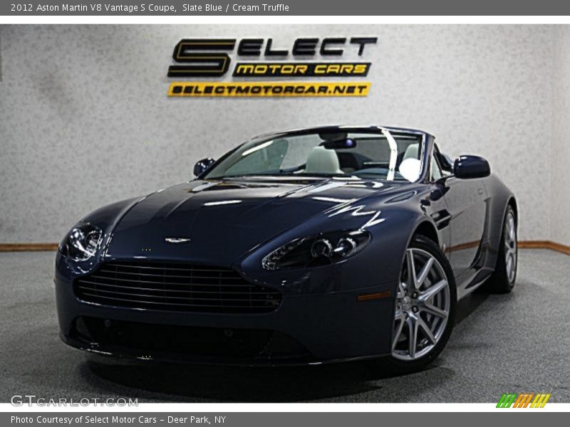 Slate Blue / Cream Truffle 2012 Aston Martin V8 Vantage S Coupe