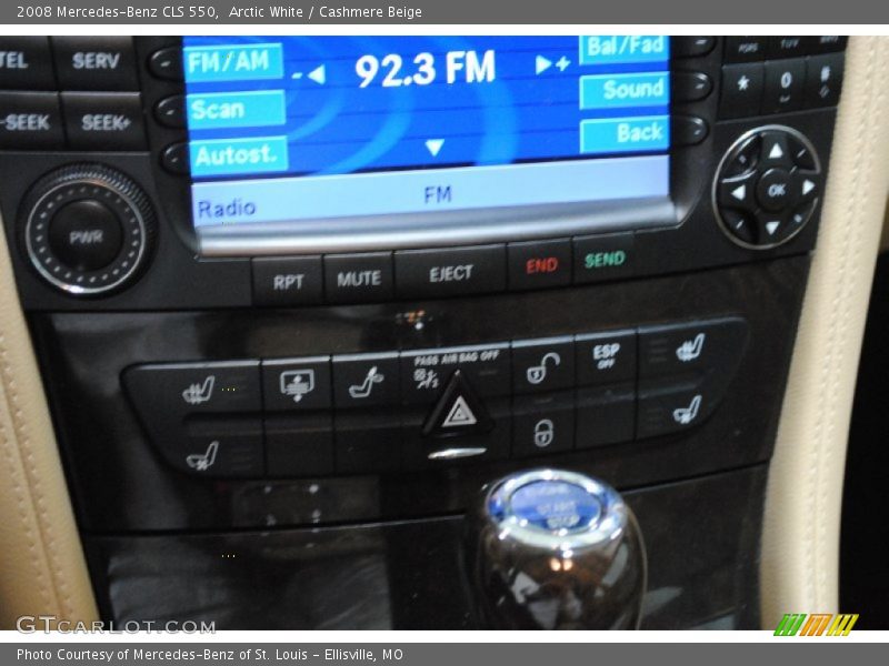 Arctic White / Cashmere Beige 2008 Mercedes-Benz CLS 550