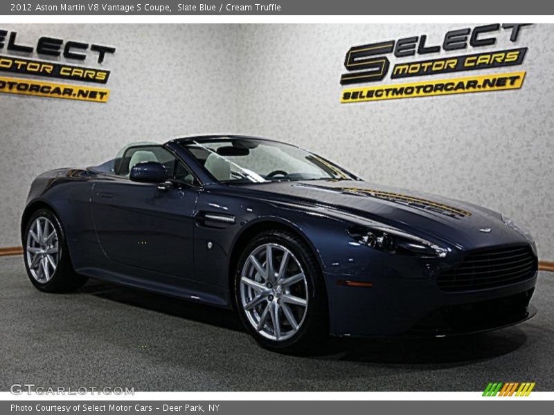 Slate Blue / Cream Truffle 2012 Aston Martin V8 Vantage S Coupe