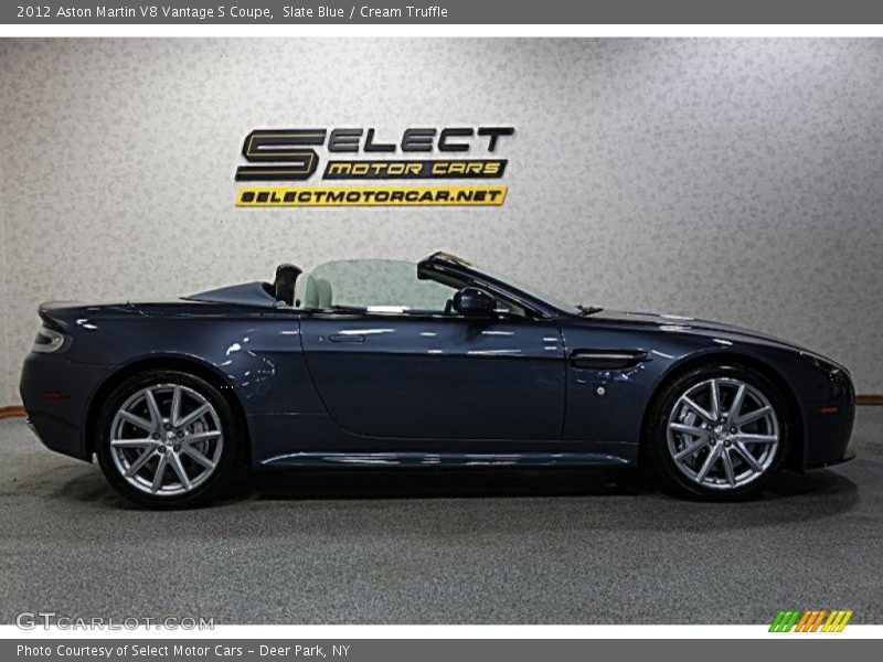 Slate Blue / Cream Truffle 2012 Aston Martin V8 Vantage S Coupe