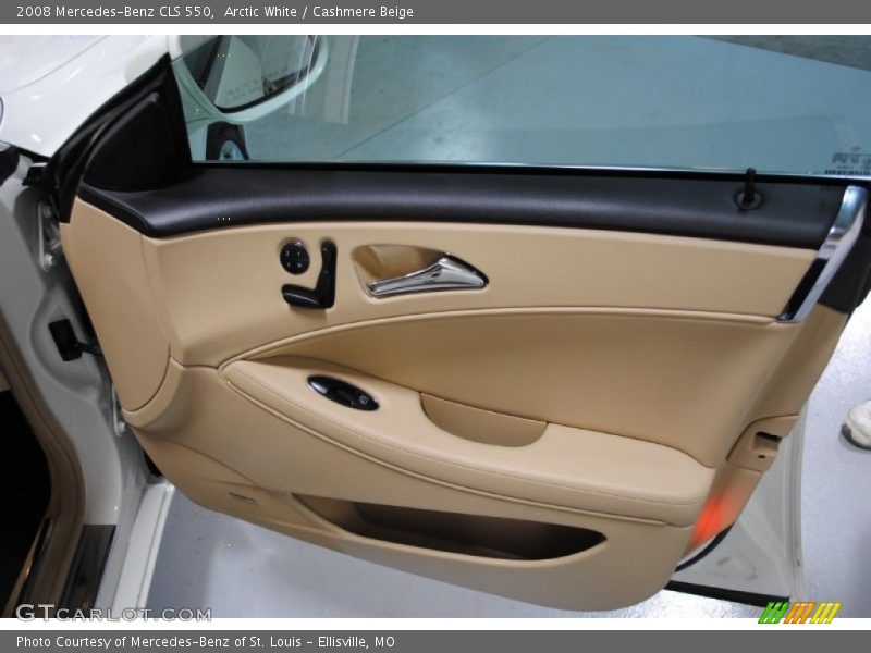 Arctic White / Cashmere Beige 2008 Mercedes-Benz CLS 550