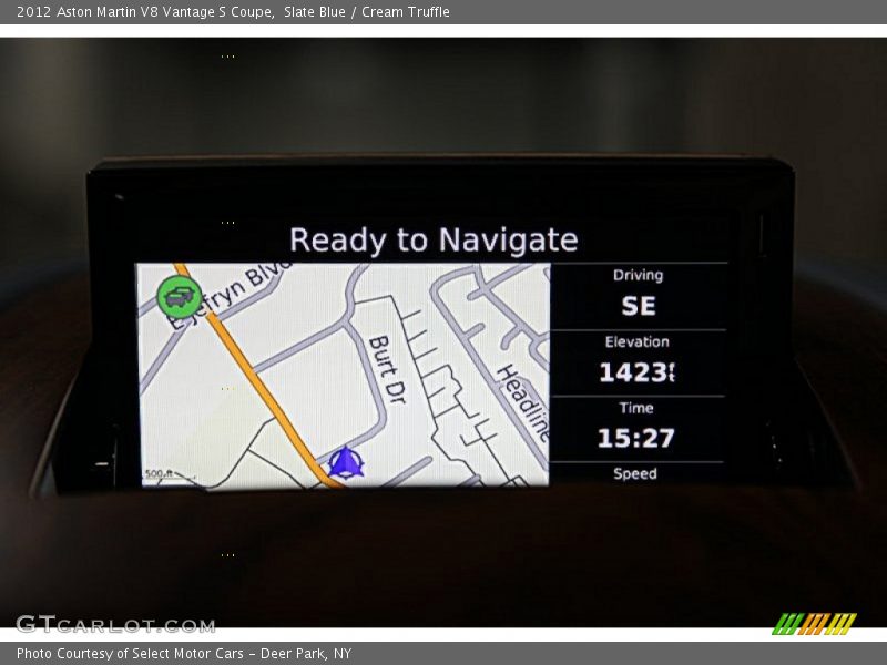 Navigation of 2012 V8 Vantage S Coupe