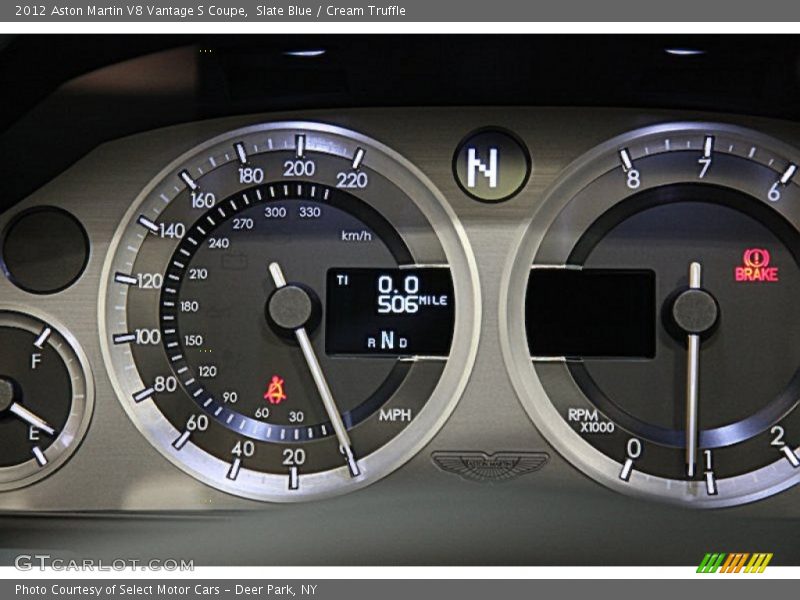  2012 V8 Vantage S Coupe S Coupe Gauges