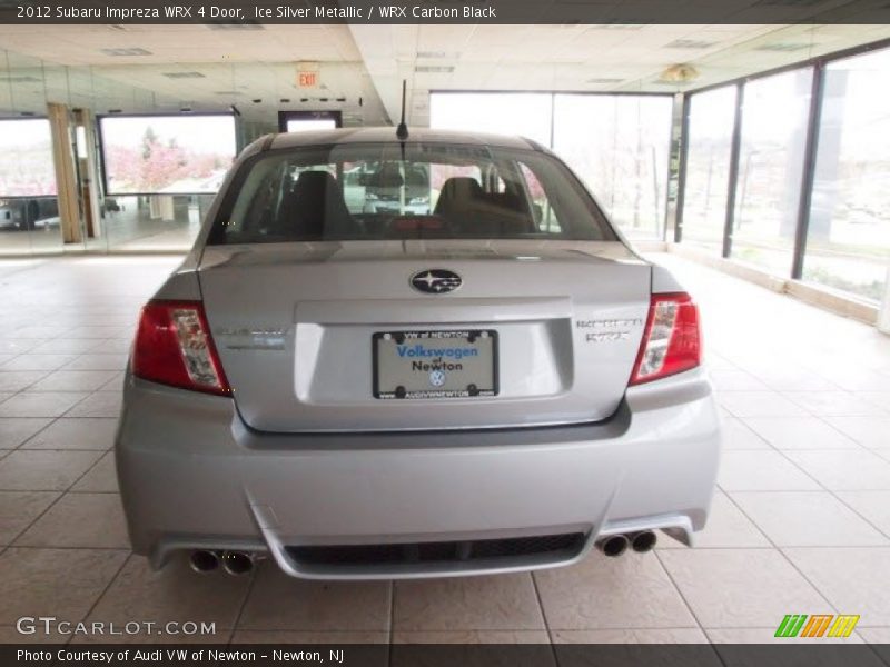 Ice Silver Metallic / WRX Carbon Black 2012 Subaru Impreza WRX 4 Door