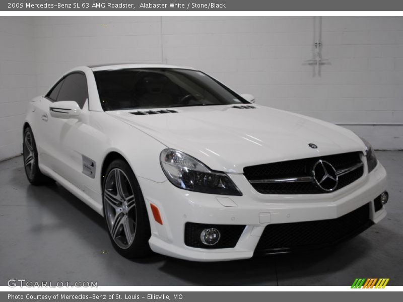 Front 3/4 View of 2009 SL 63 AMG Roadster
