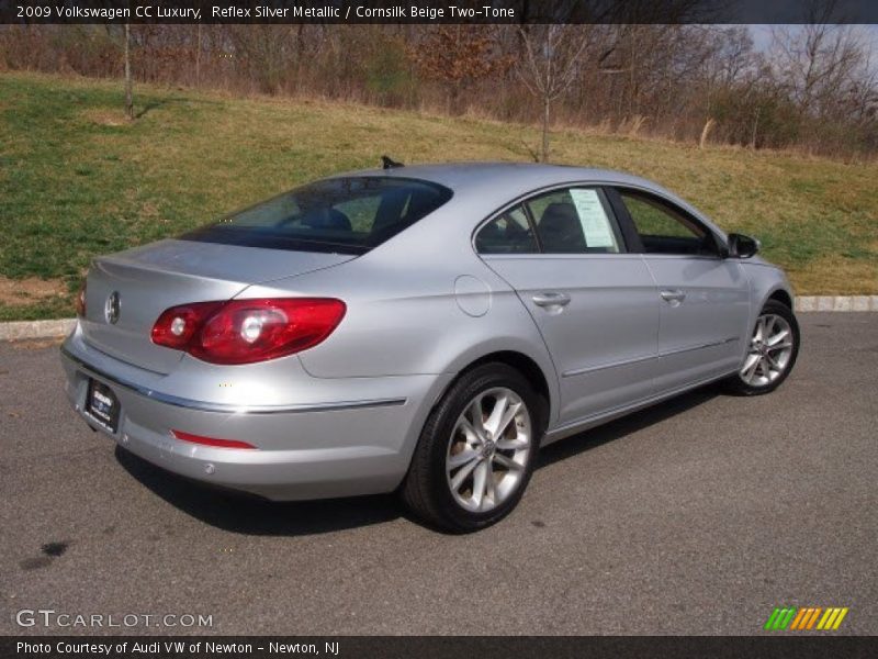 Reflex Silver Metallic / Cornsilk Beige Two-Tone 2009 Volkswagen CC Luxury
