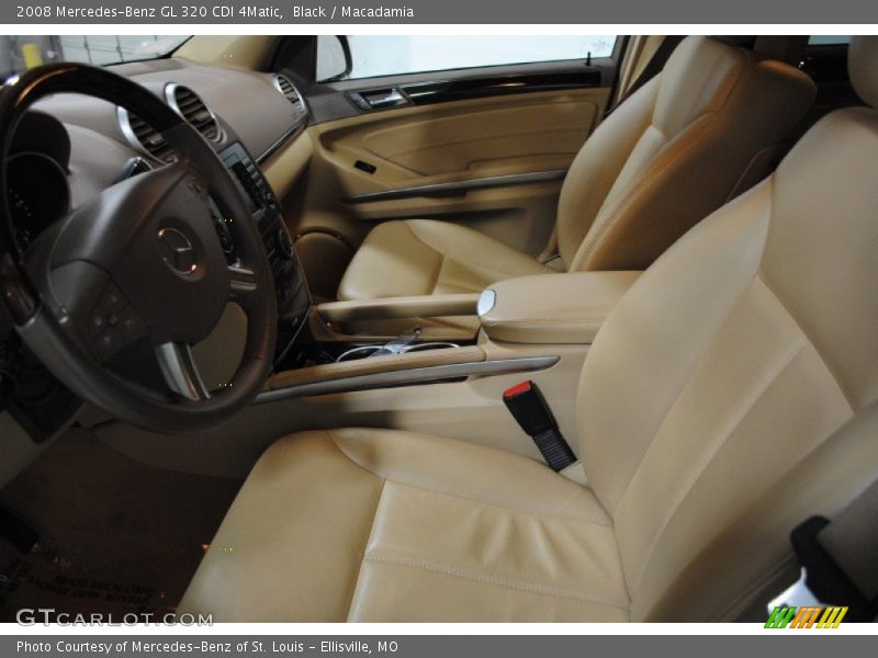 Black / Macadamia 2008 Mercedes-Benz GL 320 CDI 4Matic