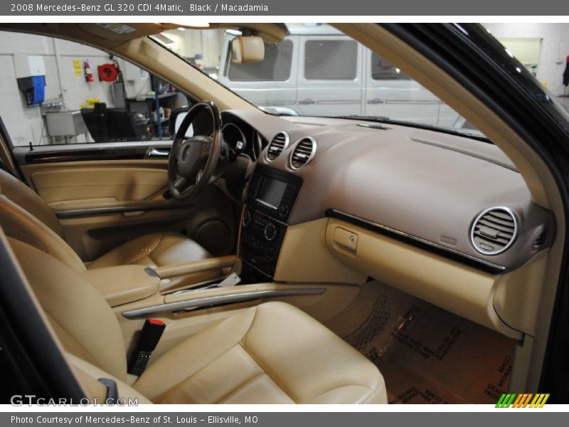 Black / Macadamia 2008 Mercedes-Benz GL 320 CDI 4Matic