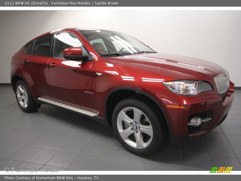 Front 3/4 View of 2011 X6 xDrive50i