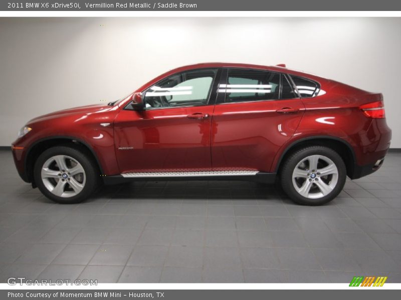  2011 X6 xDrive50i Vermillion Red Metallic
