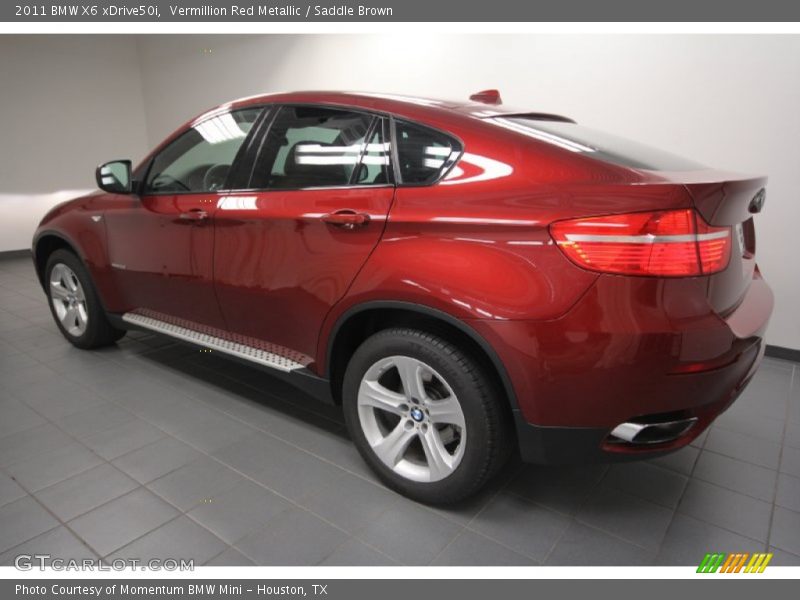 2011 X6 xDrive50i Vermillion Red Metallic