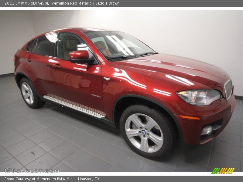  2011 X6 xDrive50i Vermillion Red Metallic