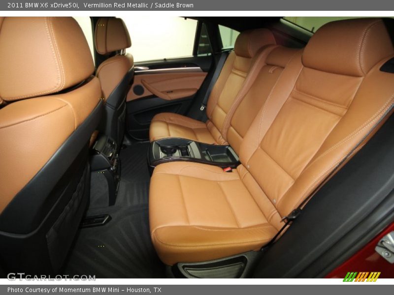 Rear Seat of 2011 X6 xDrive50i