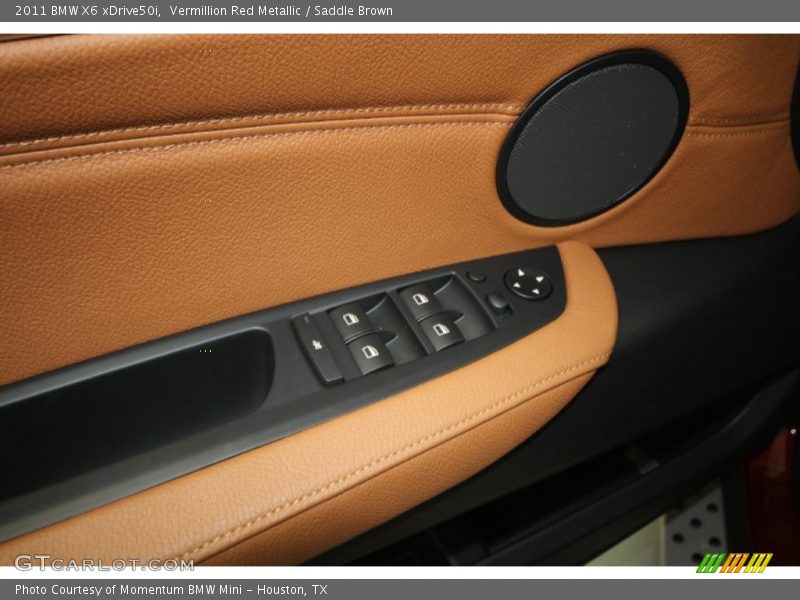 Vermillion Red Metallic / Saddle Brown 2011 BMW X6 xDrive50i