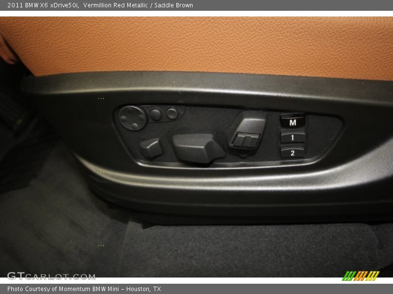 Vermillion Red Metallic / Saddle Brown 2011 BMW X6 xDrive50i