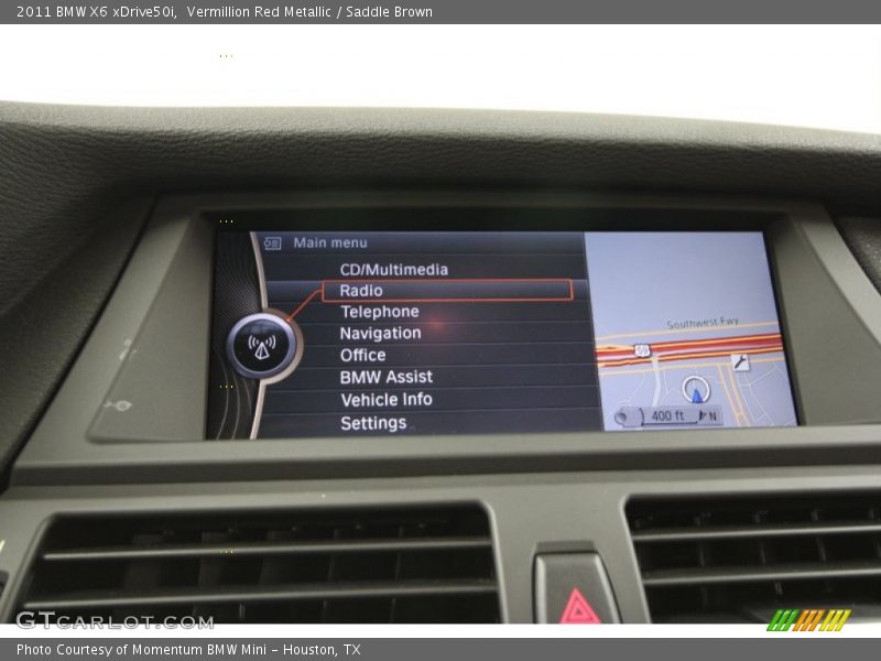 Vermillion Red Metallic / Saddle Brown 2011 BMW X6 xDrive50i