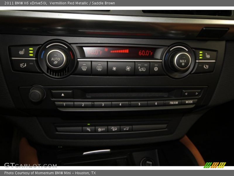 Controls of 2011 X6 xDrive50i
