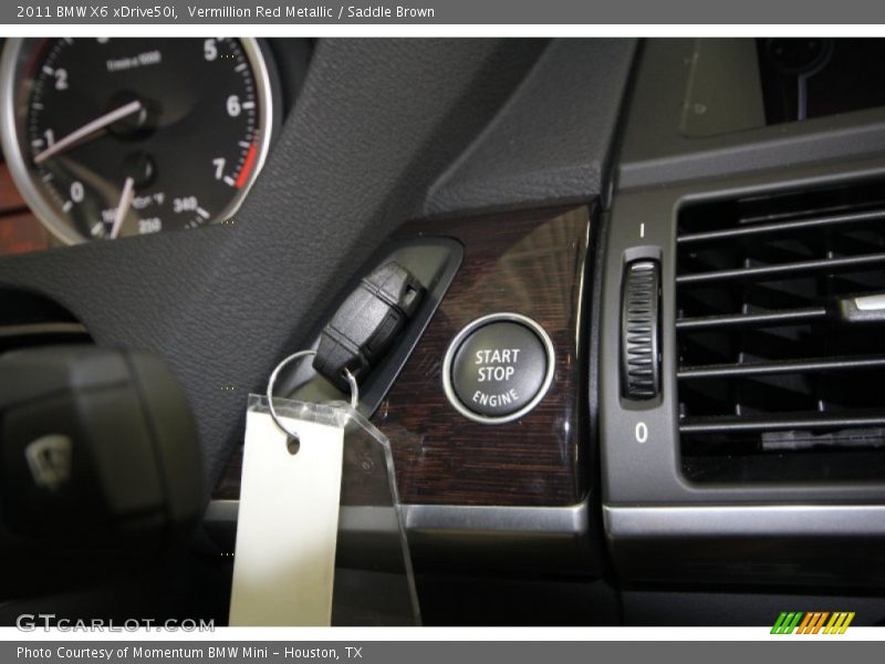 Vermillion Red Metallic / Saddle Brown 2011 BMW X6 xDrive50i