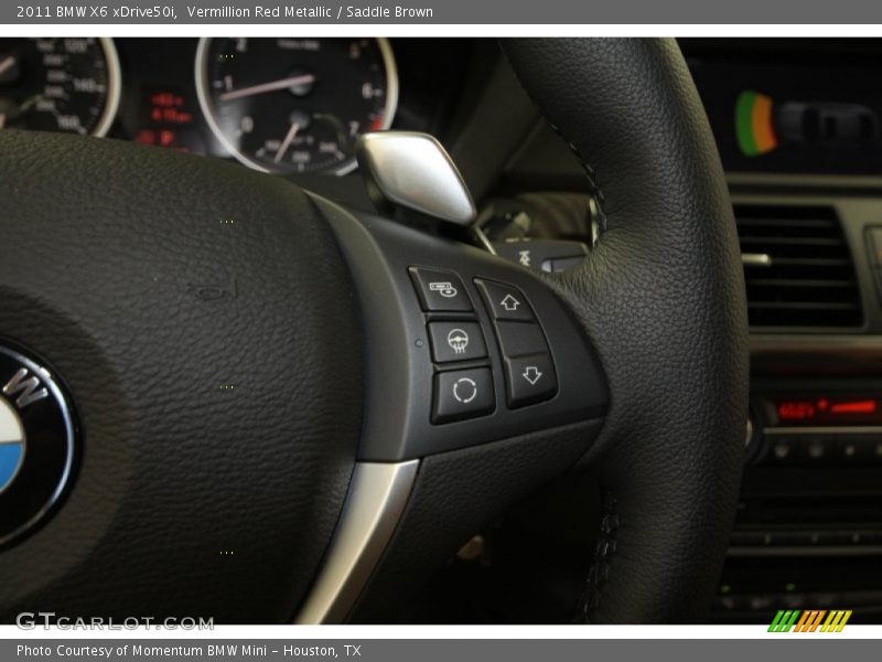 Vermillion Red Metallic / Saddle Brown 2011 BMW X6 xDrive50i