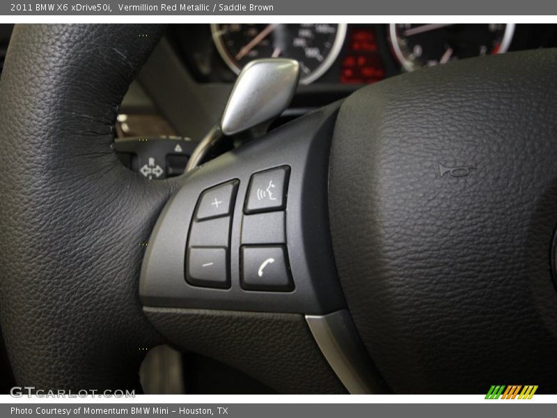 Vermillion Red Metallic / Saddle Brown 2011 BMW X6 xDrive50i