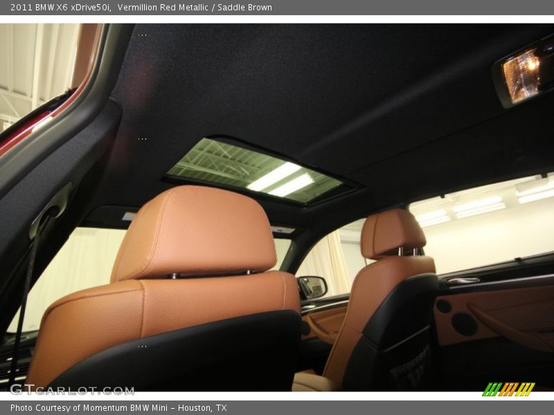 Vermillion Red Metallic / Saddle Brown 2011 BMW X6 xDrive50i