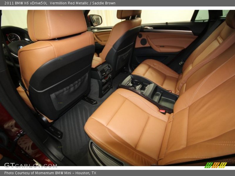 Vermillion Red Metallic / Saddle Brown 2011 BMW X6 xDrive50i