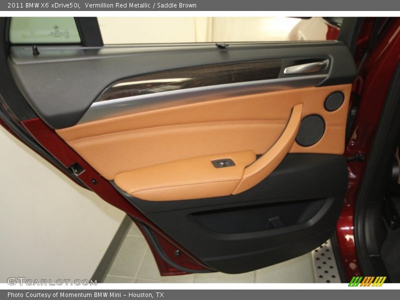 Vermillion Red Metallic / Saddle Brown 2011 BMW X6 xDrive50i