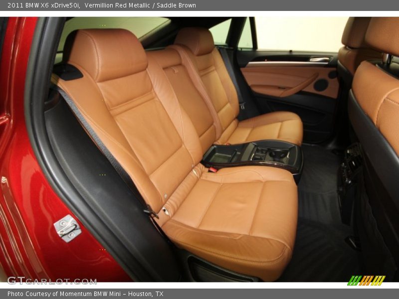 Vermillion Red Metallic / Saddle Brown 2011 BMW X6 xDrive50i