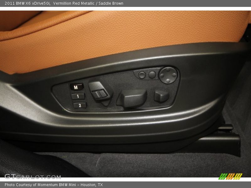 Vermillion Red Metallic / Saddle Brown 2011 BMW X6 xDrive50i