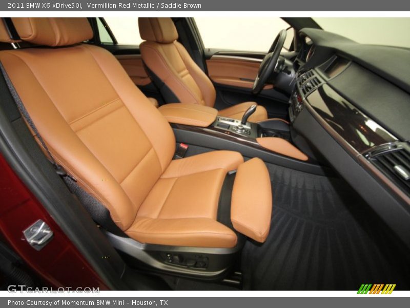 Vermillion Red Metallic / Saddle Brown 2011 BMW X6 xDrive50i