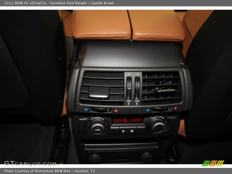 Vermillion Red Metallic / Saddle Brown 2011 BMW X6 xDrive50i