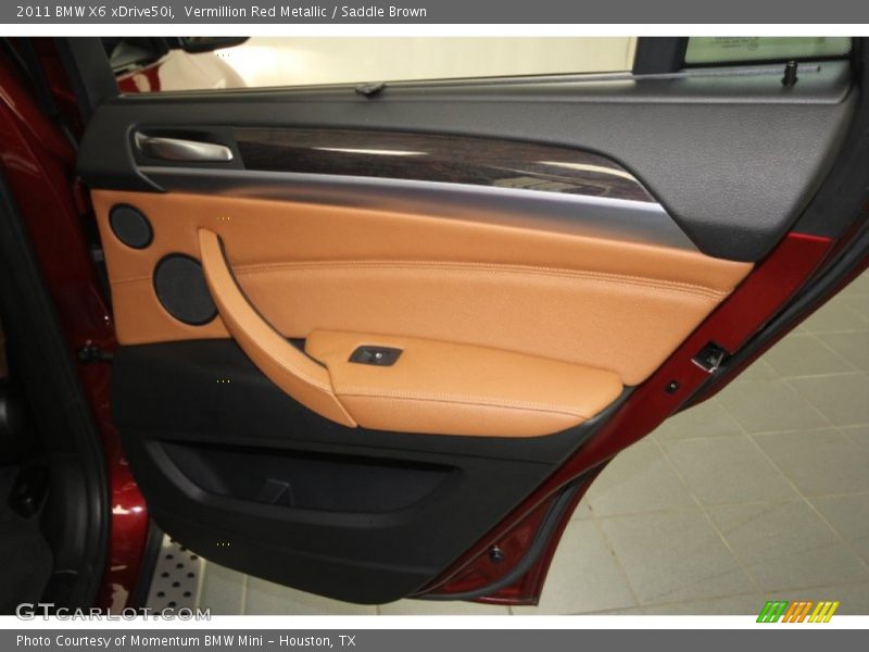 Vermillion Red Metallic / Saddle Brown 2011 BMW X6 xDrive50i