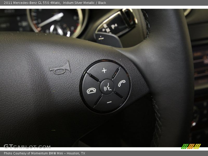 Iridium Silver Metallic / Black 2011 Mercedes-Benz GL 550 4Matic