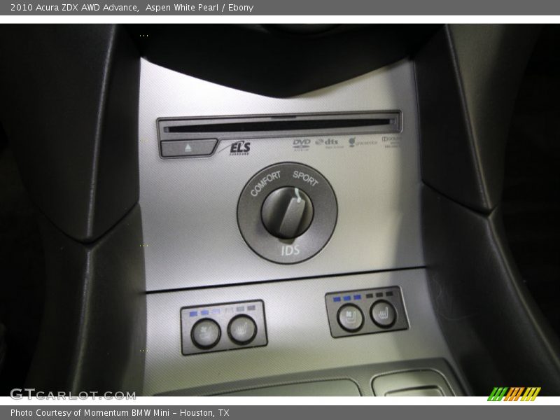 Aspen White Pearl / Ebony 2010 Acura ZDX AWD Advance