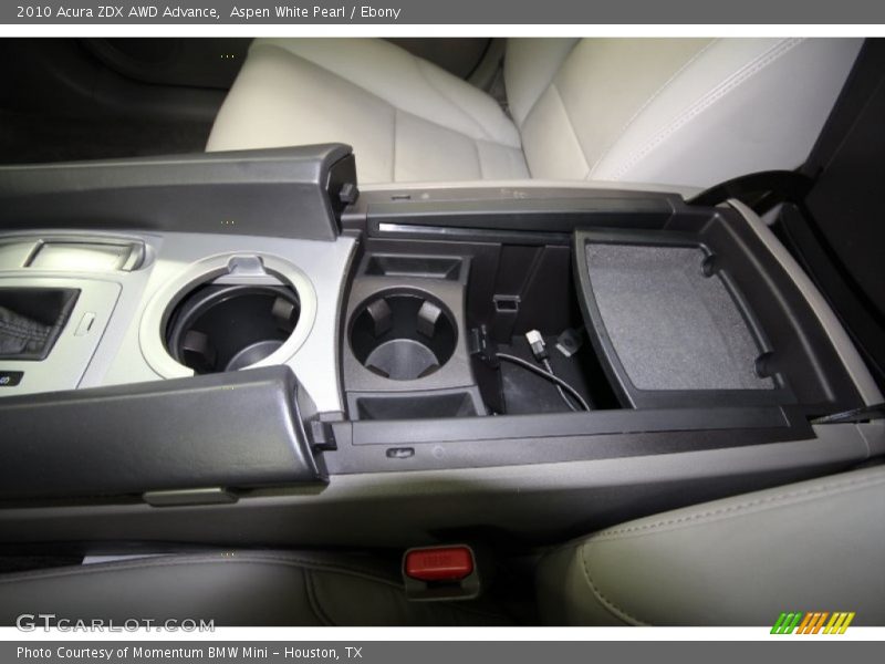 Aspen White Pearl / Ebony 2010 Acura ZDX AWD Advance