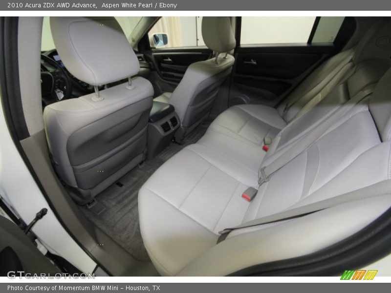 Aspen White Pearl / Ebony 2010 Acura ZDX AWD Advance