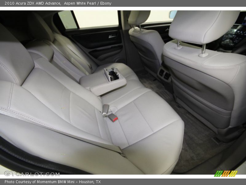 Aspen White Pearl / Ebony 2010 Acura ZDX AWD Advance