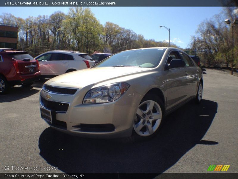 Gold Mist Metallic / Cocoa/Cashmere 2011 Chevrolet Malibu LS