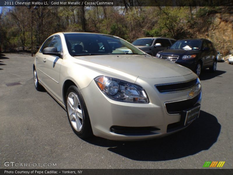 Gold Mist Metallic / Cocoa/Cashmere 2011 Chevrolet Malibu LS