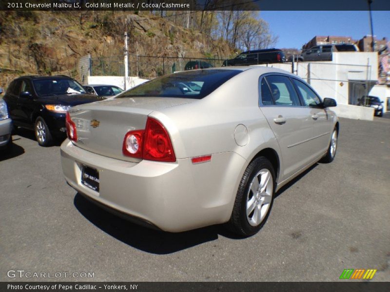 Gold Mist Metallic / Cocoa/Cashmere 2011 Chevrolet Malibu LS
